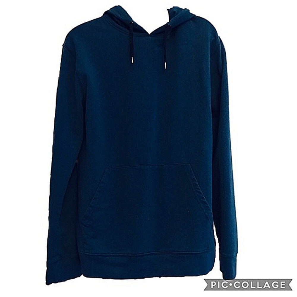 Topman Mens SUPER SOFT HOODIE ClassicFit LS Navy S